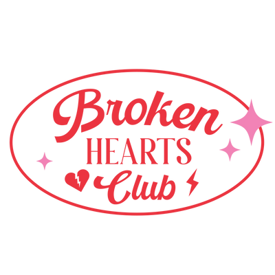 Broken Hearts Club Valentine's Day Design | DTF Dallas - DTF Dallas 