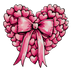 Love Ribbon Valentine's Day Design | DTF Dallas - DTF Dallas 