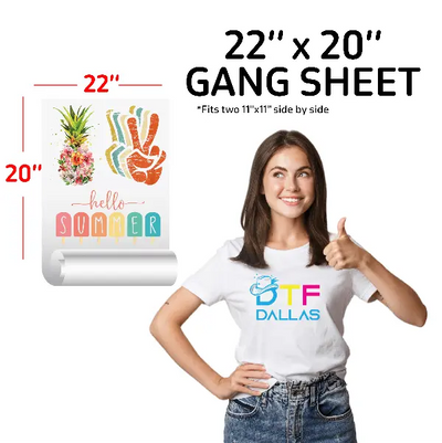 DTF Transfer Gang Sheets - DTF Dallas 