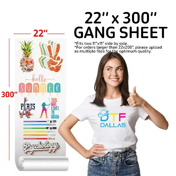 DTF Transfer Gang Sheets - DTF Dallas 