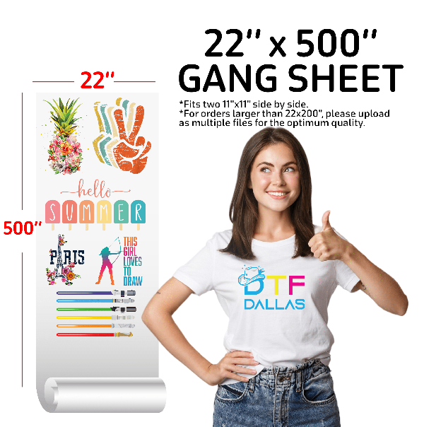 Upload DTF Gang Sheets