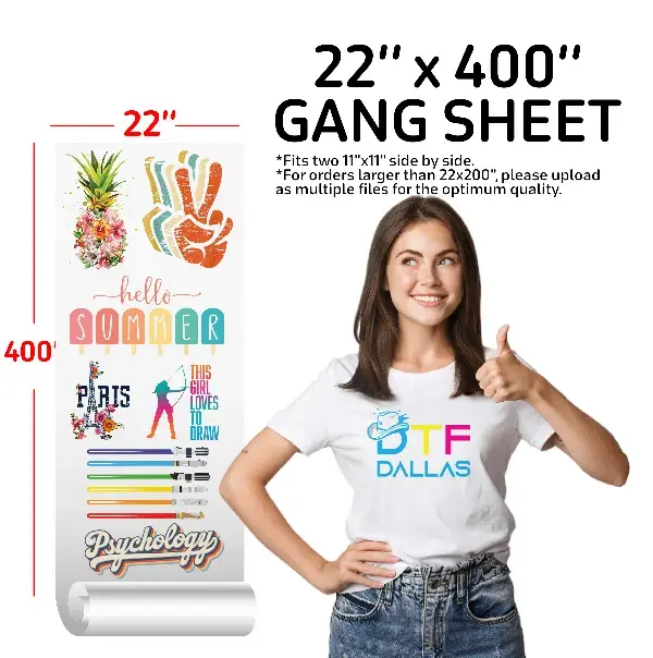DTF Transfer Gang Sheets - DTF Dallas 