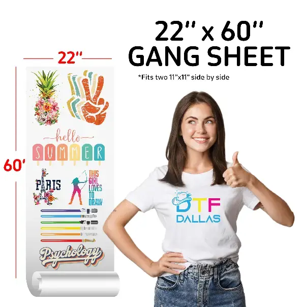 DTF Transfer Gang Sheets - DTF Dallas 