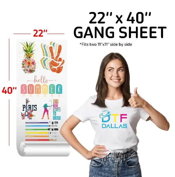 DTF Transfer Gang Sheets - DTF Dallas 