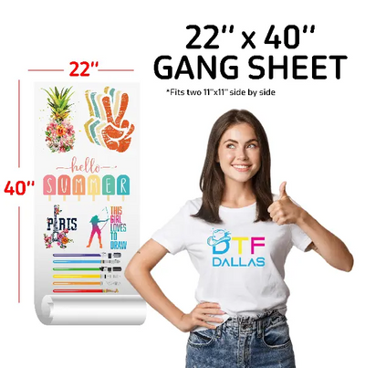 DTF Transfer Gang Sheets - DTF Dallas 