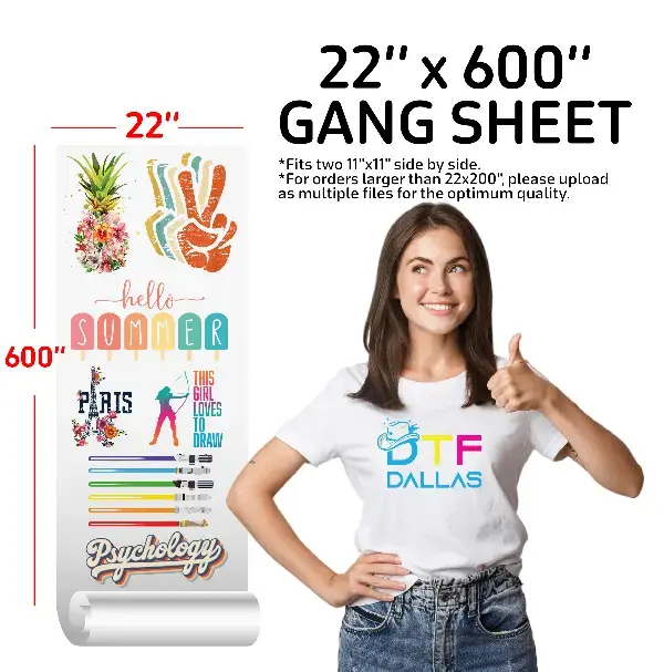 DTF Transfer Gang Sheets - DTF Dallas 