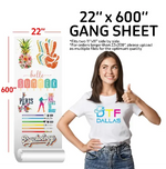 DTF Transfer Gang Sheets - DTF Dallas 