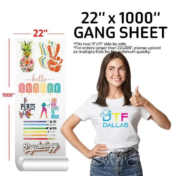 DTF Transfer Gang Sheets - DTF Dallas 