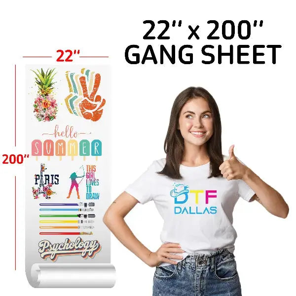 DTF Transfer Gang Sheets - DTF Dallas 