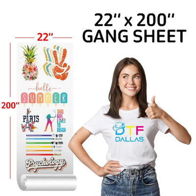 DTF Transfer Gang Sheets - DTF Dallas 