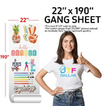 DTF Transfer Gang Sheets - DTF Dallas 