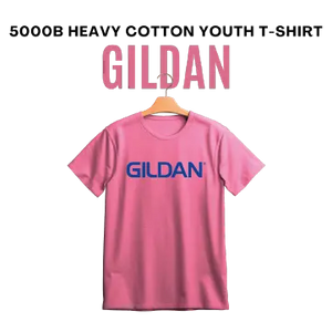 Gildan 5000B Heavy Cotton Youth T-Shirt - DTF Dallas 