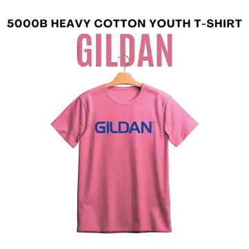 Gildan 5000B Heavy Cotton Youth T-Shirt - DTF Dallas 