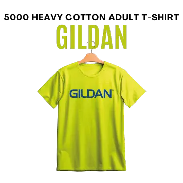 Gildan 5000 Heavy Cotton Adult T-Shirt - DTF Dallas 
