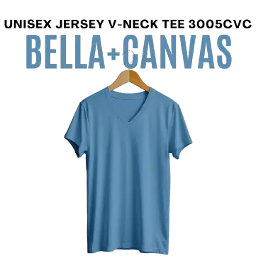 Bella + Canvas Unisex Jersey V-Neck Tee 3005CVC - DTF Dallas 