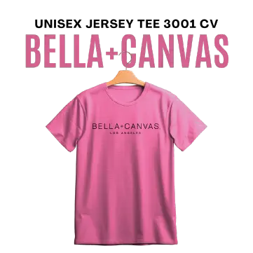 Bella + Canvas 3001CV | Unisex Jersey Tee 3001 CV - DTF Dallas 