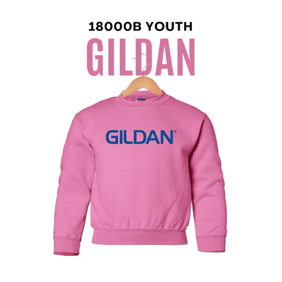 Gildan 18000B Youth Sweatshirt - DTF Dallas 
