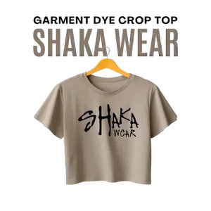 Shaka Wear Garment Dye Crop Top - DTF Dallas 