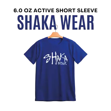 Shaka Wear 6.0 oz Active Short Sleeve - DTF Dallas 