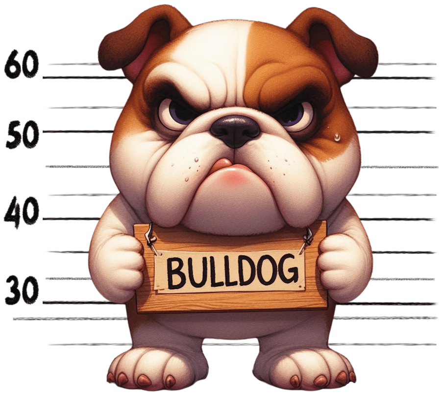 Bulldog Design - DTF Ready To Press