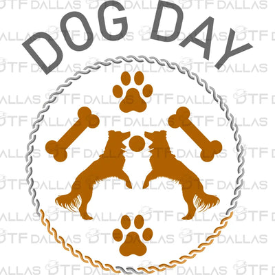 National Dog Day Designs Digital PNG - DTF Dallas 