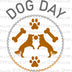 National Dog Day Designs Digital PNG - DTF Dallas 