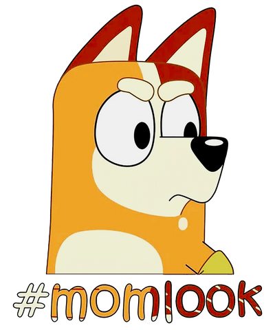 Bluey Funny Mom Design - DTF Ready To Press - DTF Dallas 