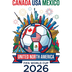 Canada Usa Mexico 2026  Design - DTF Ready To Press - DTF Dallas 