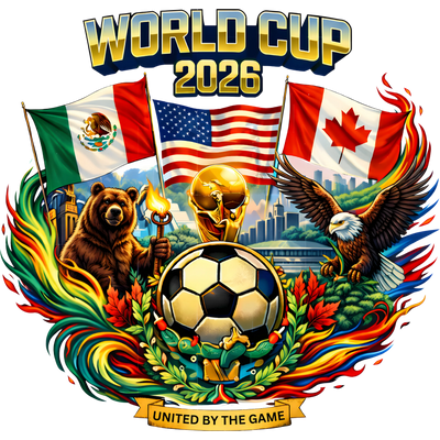 World Cup 2026  United By The Game Design - DTF Ready To Press - DTF Dallas 