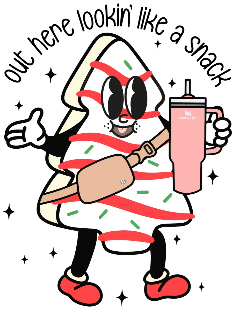 Cute Snack Design - DTF Ready To Press