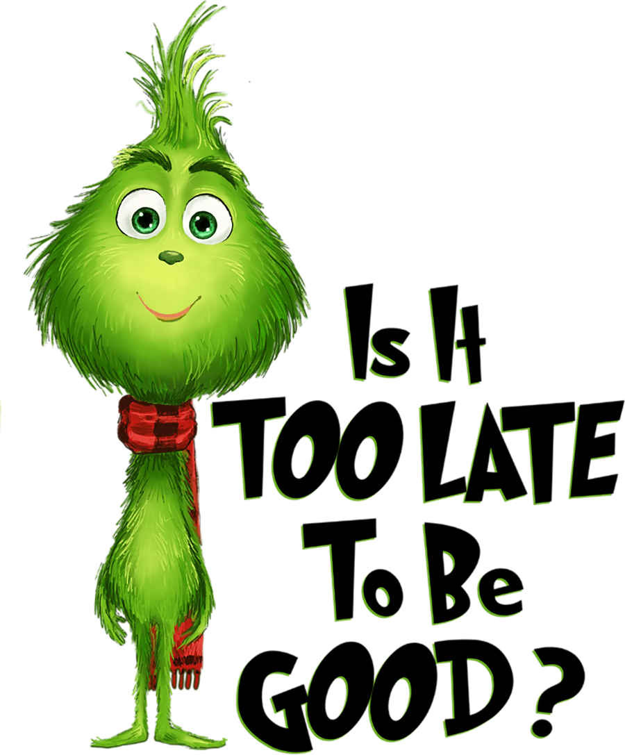 Grinch Christmas Design DTF-Ready to Press (V4) | DTF Dallas