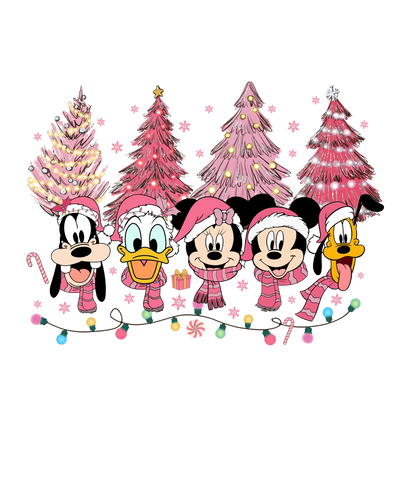 Mickey Mouse Christmas Tree DTF Ready to Press | DTF Dallas - DTF Dallas 