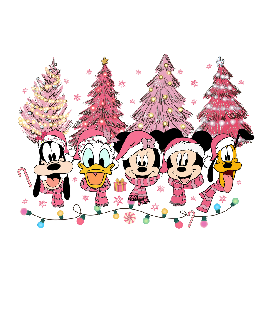 Mickey Mouse Christmas Tree DTF Ready to Press | DTF Dallas
