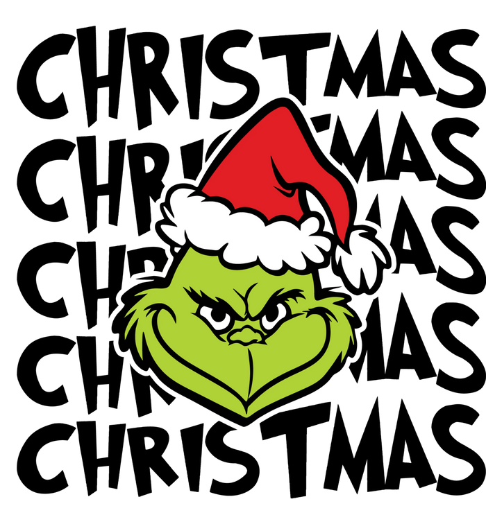 Christmas Grinch Design pressed on a garment