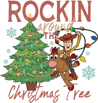 Toy Story Christmas Design - DTF Ready To Press - DTF Dallas 