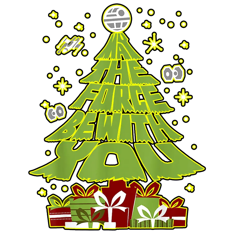 Star Wars Christmas Design - DTF Ready To Press