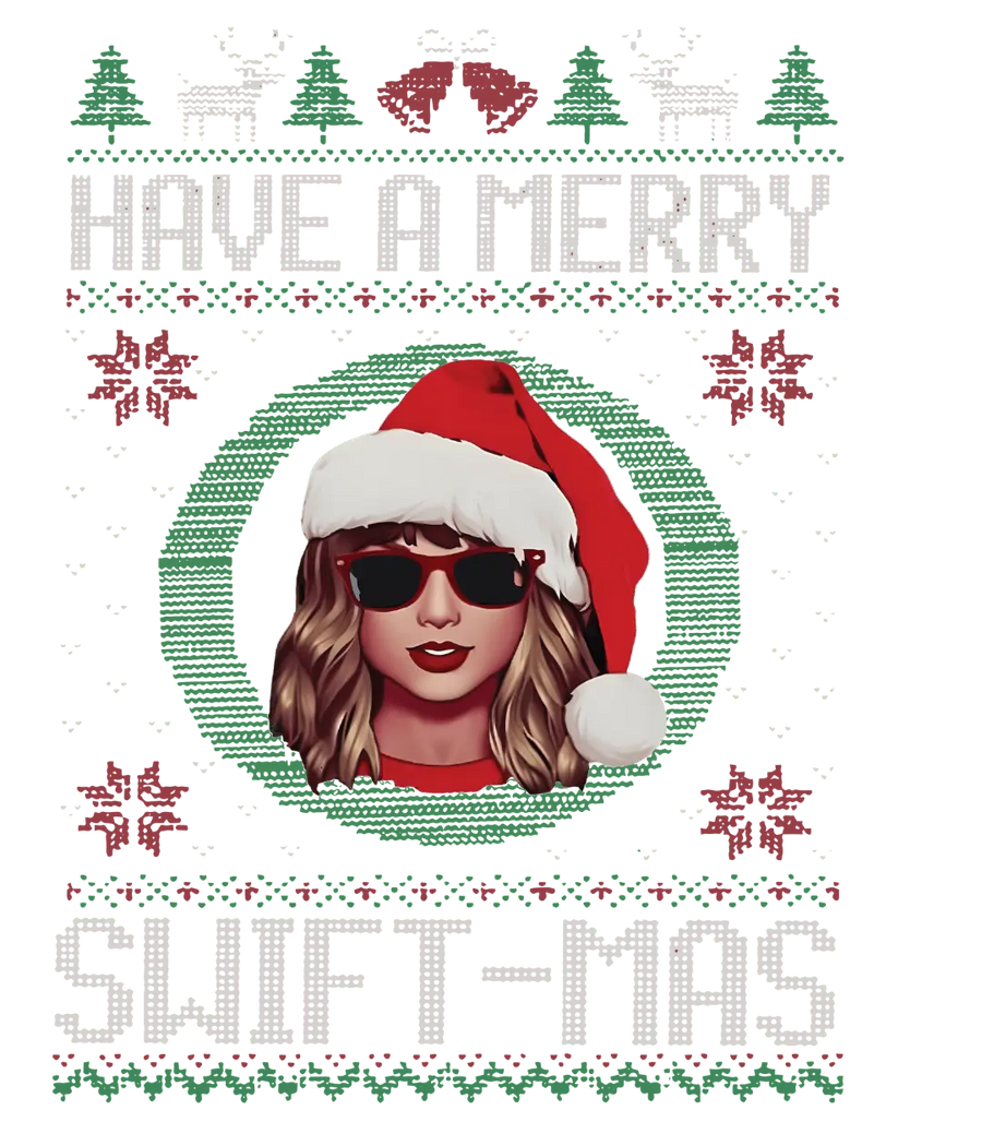 Swift-mas Christmas Design - DTF Ready To Press