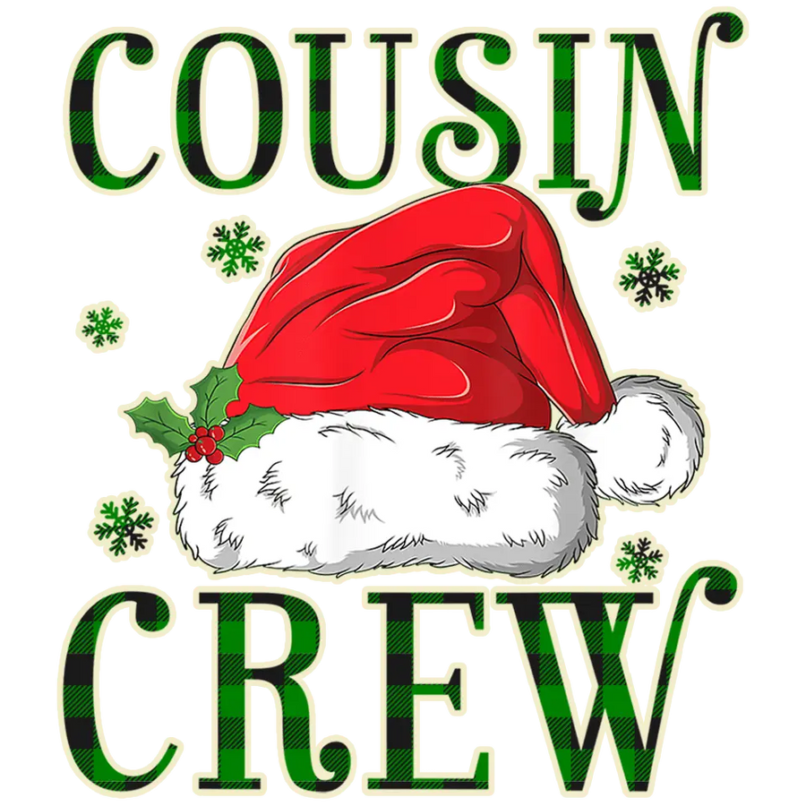 Cousin Crew Christmas Design - DTF Ready To Press