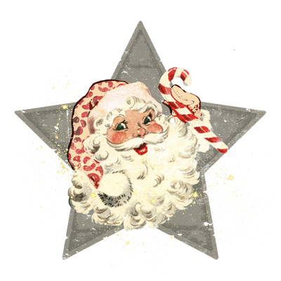 Christmas Santa Design DTF-Ready to Press | DTF Dallas - DTF Dallas 