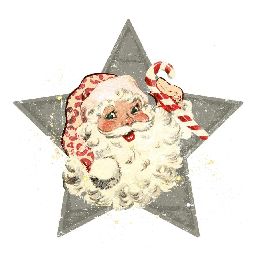 Christmas Santa Design DTF-Ready to Press | DTF Dallas