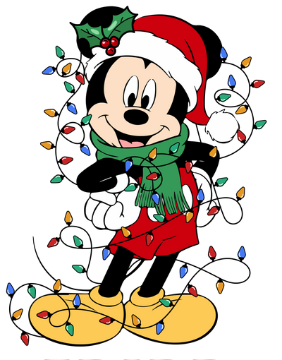 Mickey Mouse Christmas DTF Ready to Press V3 | DTF Dallas - DTF Dallas 