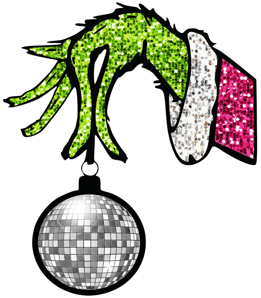 Grinch Christmas Party Design - DTF Ready To Press