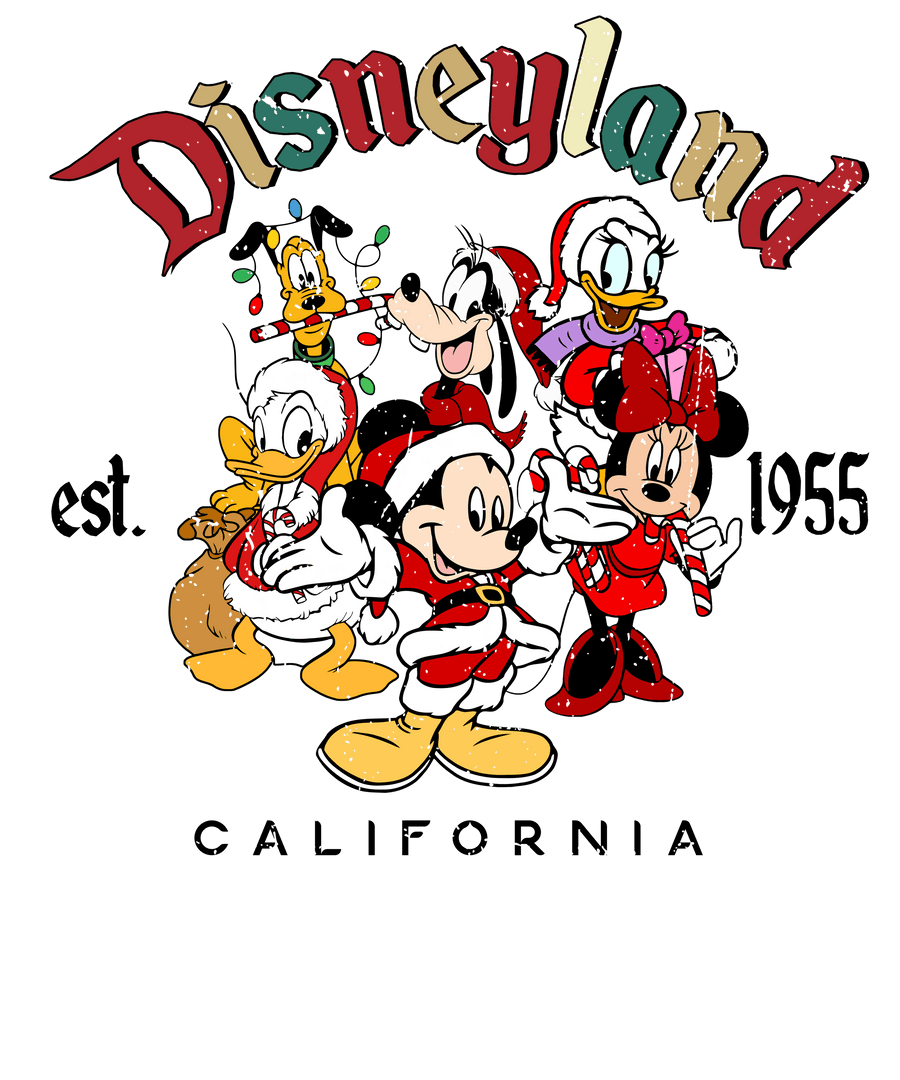 Disneyland California Christmas Design | DTF Dallas