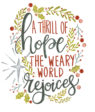 Christmas Hope Design - DTF Ready To Press - DTF Dallas 