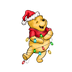 Winnie the Pooh Christmas DTF Ready to Press | DTF Dallas