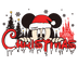 Festive Mouse Christmas Design Ready Press V3 | DTF Dallas