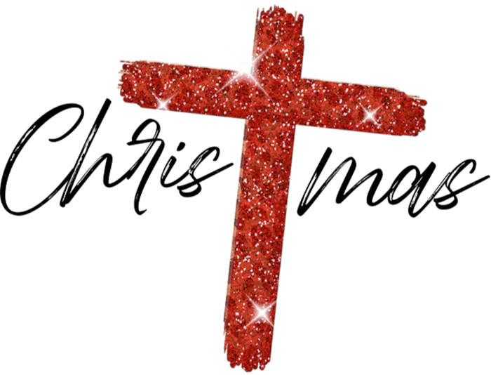 Jesus Christmas Design pressed on a garment