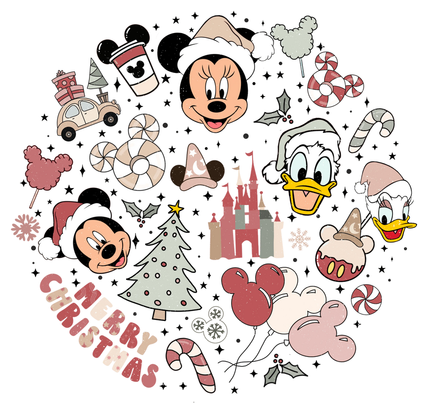 Mickey Mouse Christmas DTF Ready to Press V2 | DTF Dallas