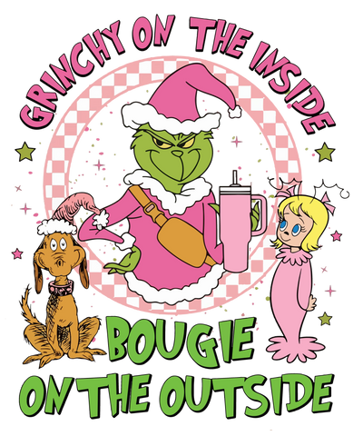 Grinchy On The Inside Design - DTF Ready To Press - DTF Dallas 