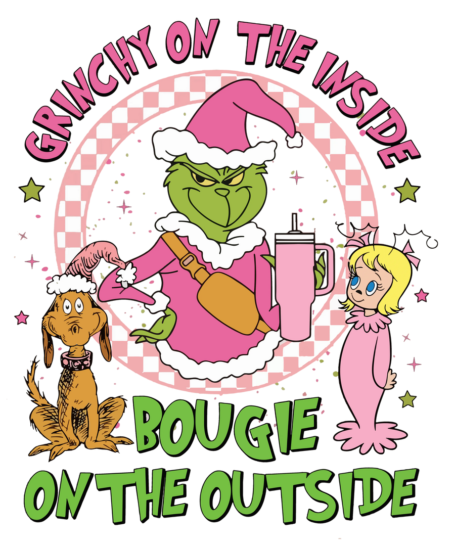 Grinchy On The Inside Design - DTF Ready To Press